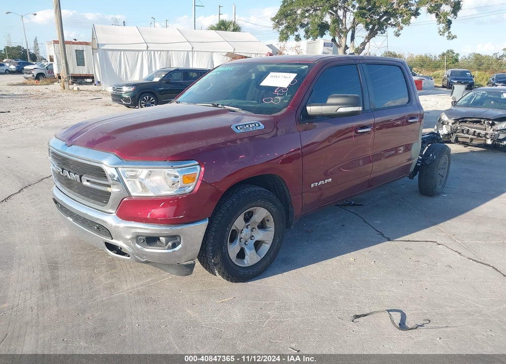 2019 RAM 1500 BIG HORN/LONE STAR 4X2 5'7 BOX VIN: 1C6RREFT3KN581518