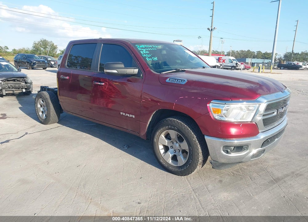 2019 RAM 1500 BIG HORN/LONE STAR 4X2 5'7 BOX VIN: 1C6RREFT3KN581518