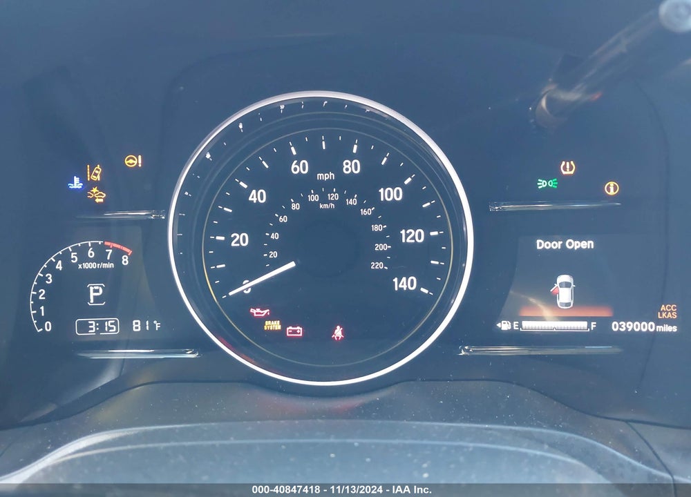 2022 HONDA HR-V 2WD EX VIN: 3CZRU5H55NM716075