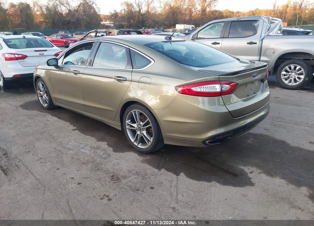2013 FORD FUSION TITANIUM VIN: 3FA6P0K92DR153802