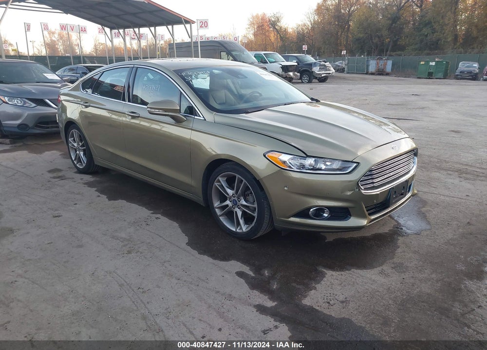 2013 FORD FUSION TITANIUM VIN: 3FA6P0K92DR153802