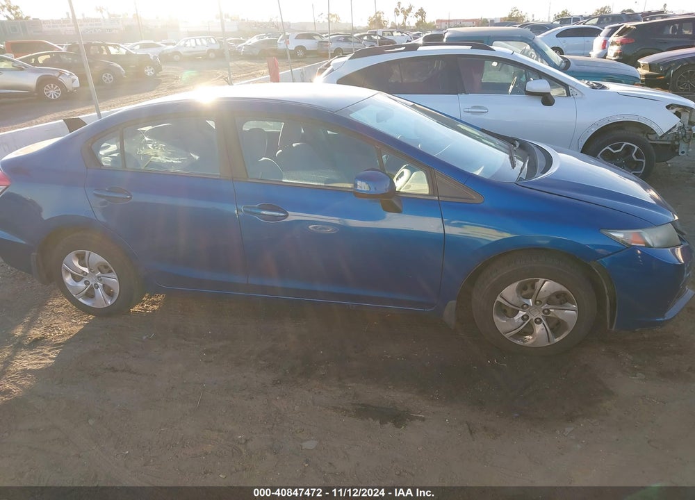 2013 HONDA CIVIC LX VIN: 19XFB2F58DE236461
