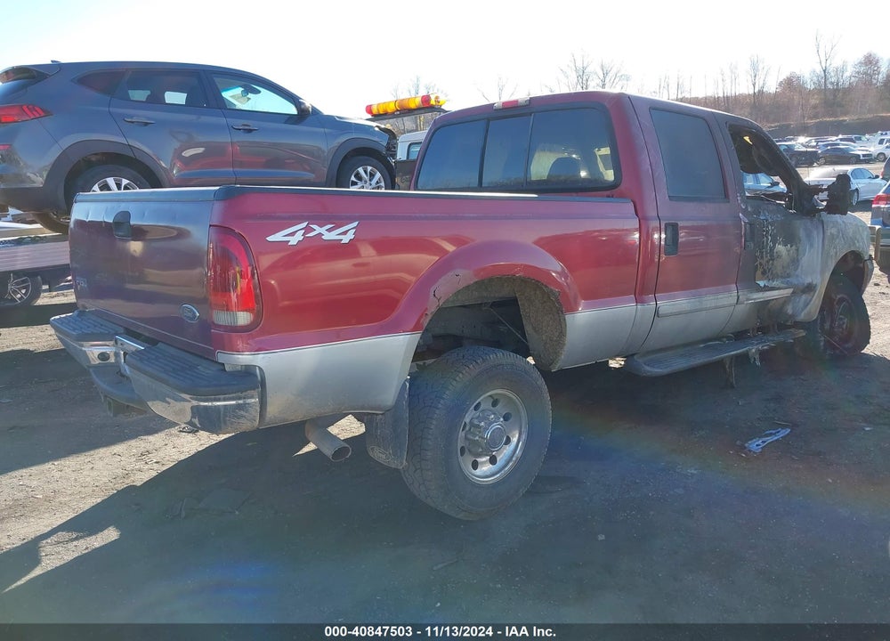 2003 FORD F-250 VIN: 1FTNW21L63EA84812