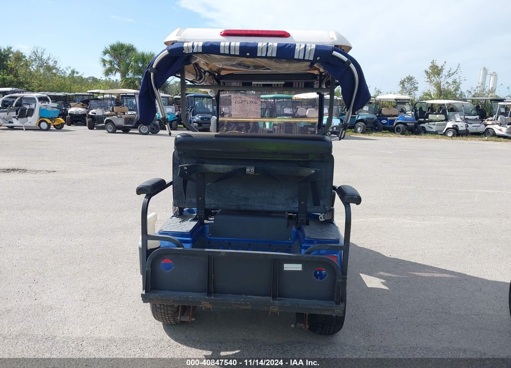 2010 GOLF CART VIN: 10E48021603RW