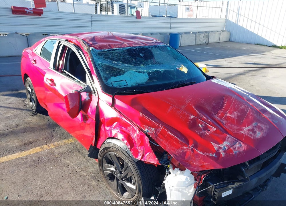 2021 HYUNDAI ELANTRA SEL VIN: 5NPLS4AGXMH029377
