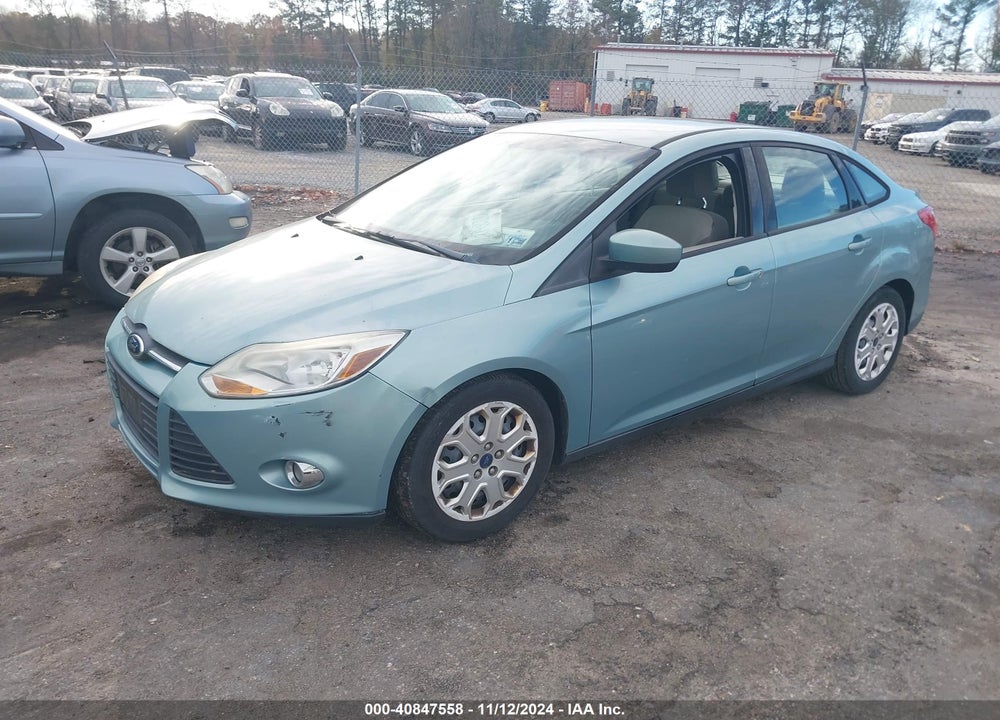 2012 FORD FOCUS SE VIN: 1FAHP3F2XCL346431