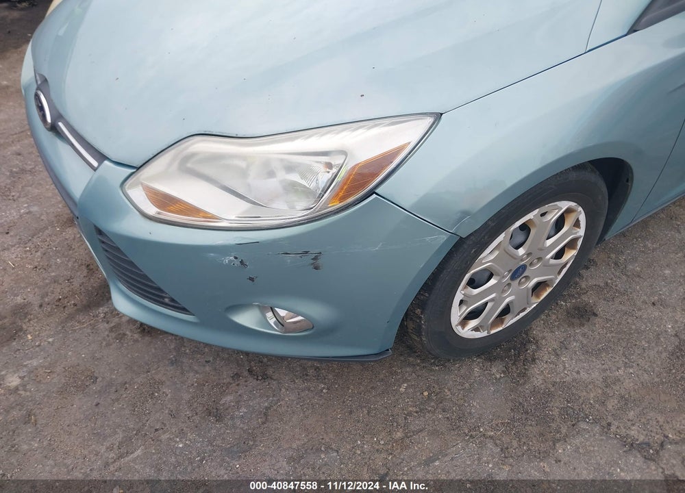 2012 FORD FOCUS SE VIN: 1FAHP3F2XCL346431