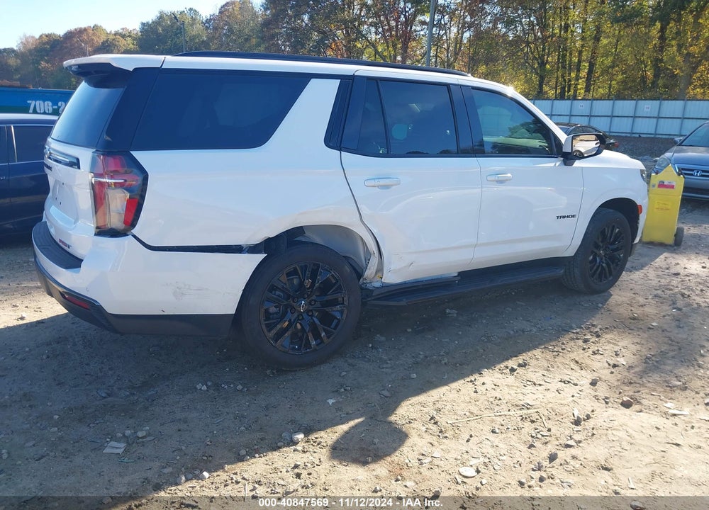 2021 CHEVROLET TAHOE 2WD RST VIN: 1GNSCRKT2MR466498