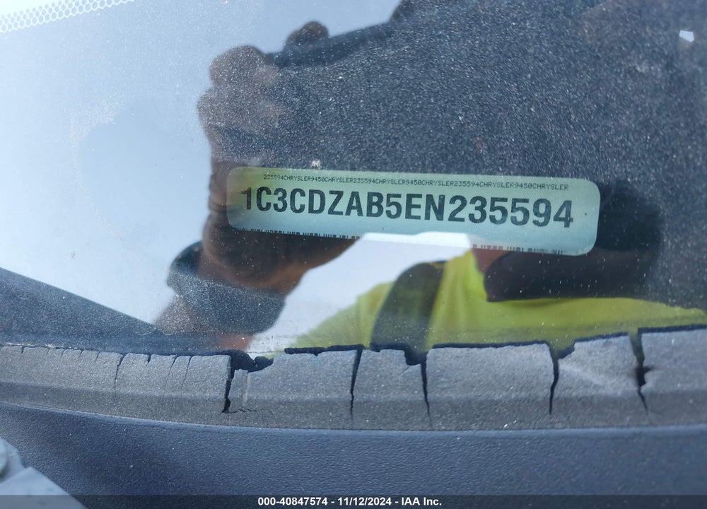 2014 DODGE AVENGER SE VIN: 1C3CDZAB5EN235594