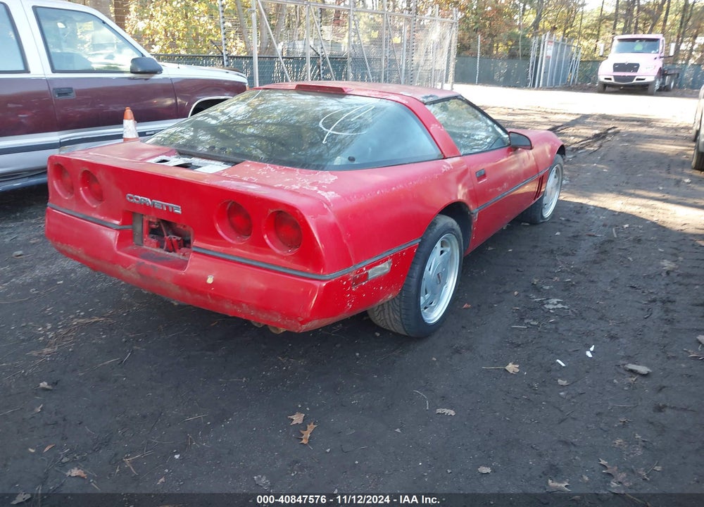 1989 CHEVROLET CORVETTE VIN: 1G1YY2181K5109187
