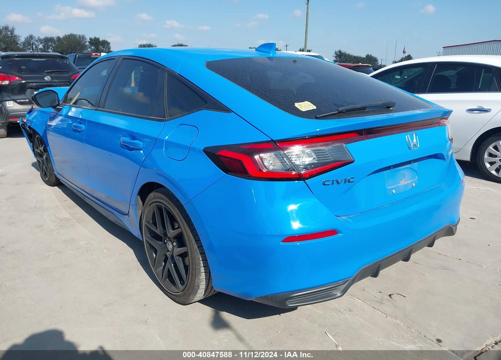 2022 HONDA CIVIC SPORT VIN: 19XFL2H8XNE018222
