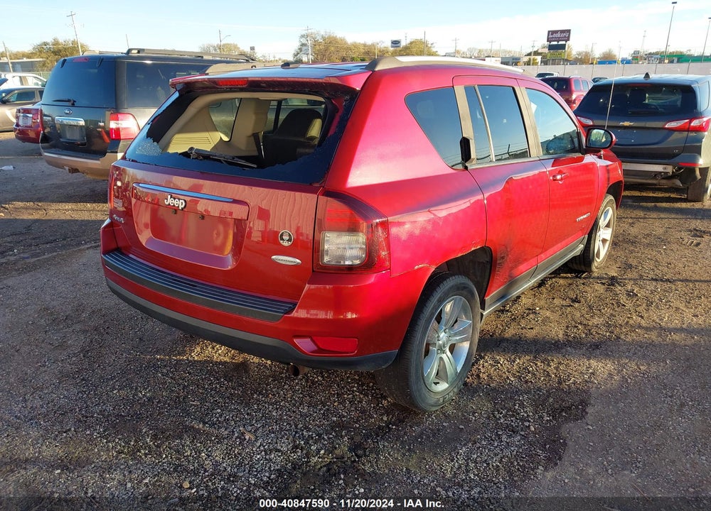 2016 JEEP COMPASS LATITUDE VIN: 1C4NJDEB8GD598488