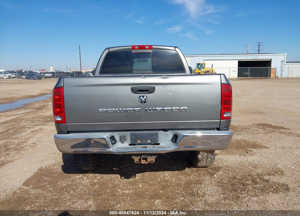 2005 DODGE RAM 2500 SLT/LARAMIE VIN: 3D7KS28D65G901954