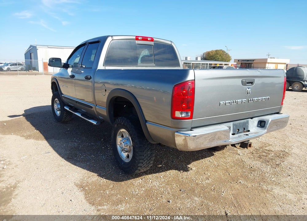 2005 DODGE RAM 2500 SLT/LARAMIE VIN: 3D7KS28D65G901954