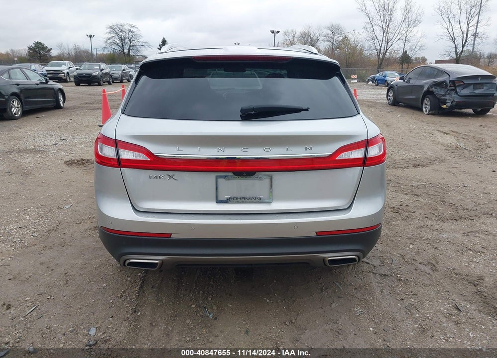 2016 LINCOLN MKX RESERVE VIN: 2LMTJ6LR7GBL53593