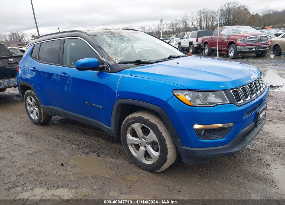 2018 JEEP COMPASS LATITUDE 4X4 VIN: 3C4NJDBB0JT168122