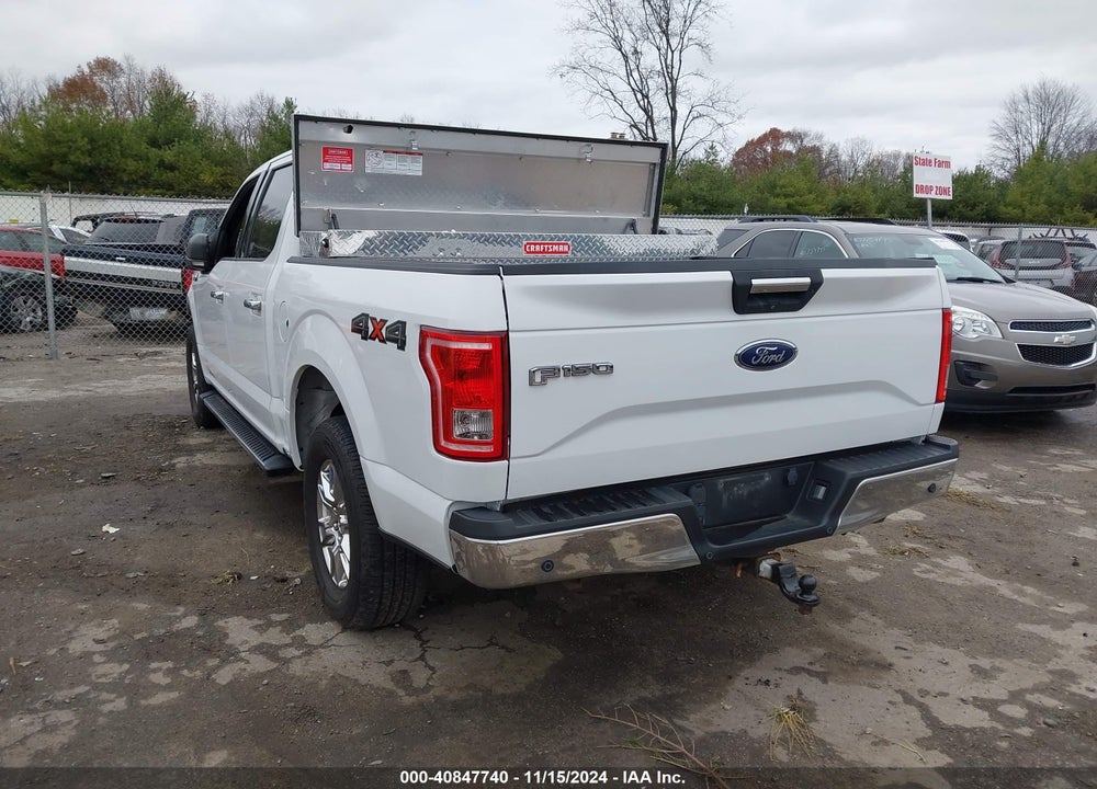 2017 FORD F-150 XLT VIN: 1FTEW1EFXHFA58326