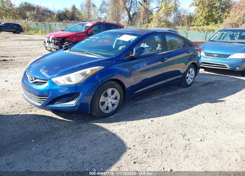 2016 HYUNDAI ELANTRA SE VIN: 5NPDH4AE0GH682158