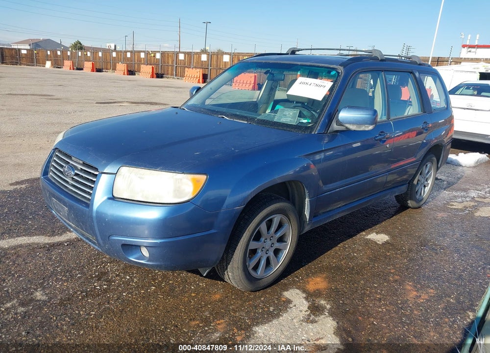 2007 SUBARU FORESTER 2.5X VIN: JF1SG65687H715209