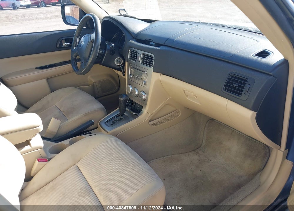 2007 SUBARU FORESTER 2.5X VIN: JF1SG65687H715209