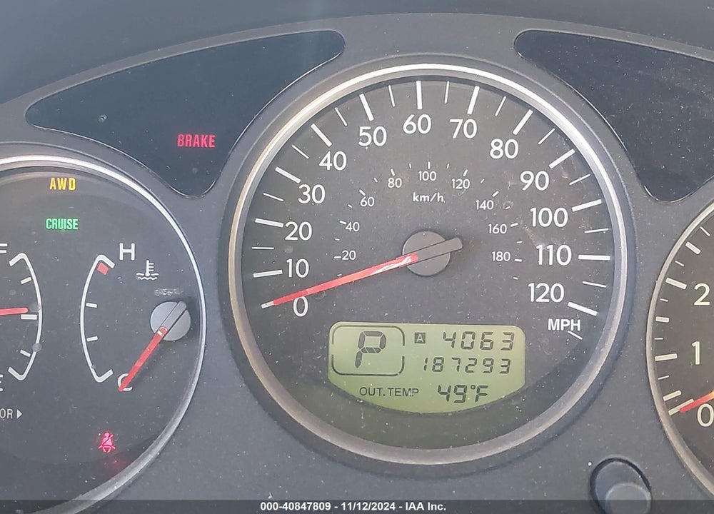2007 SUBARU FORESTER 2.5X VIN: JF1SG65687H715209