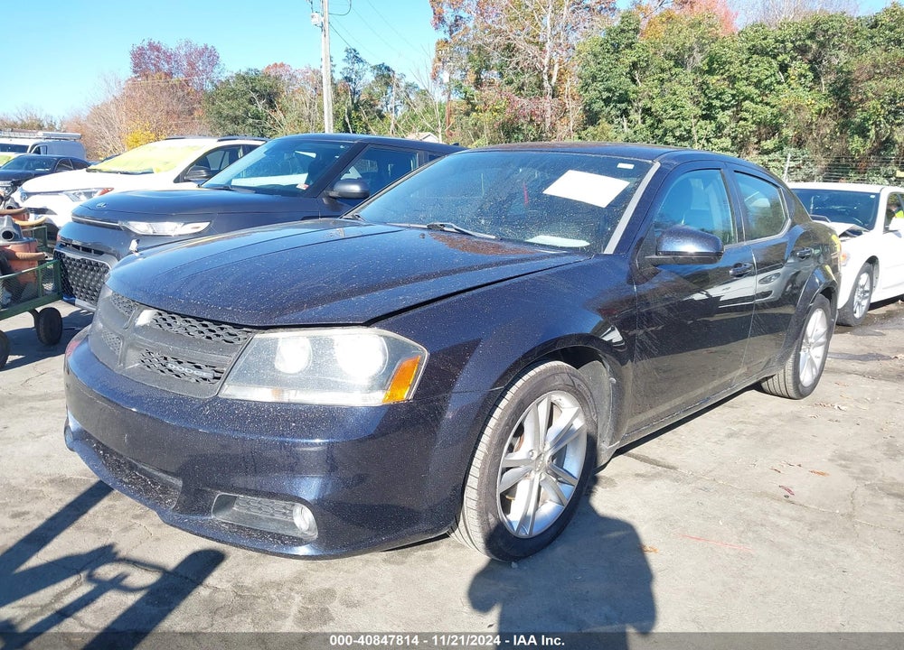 2011 DODGE AVENGER MAINSTREET VIN: 1B3BD1FG1BN510811