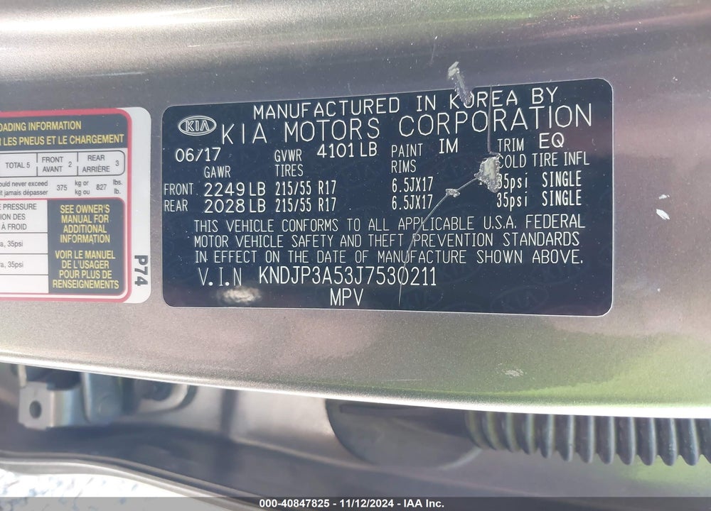 2018 KIA SOUL VIN: KNDJP3A53J7530211