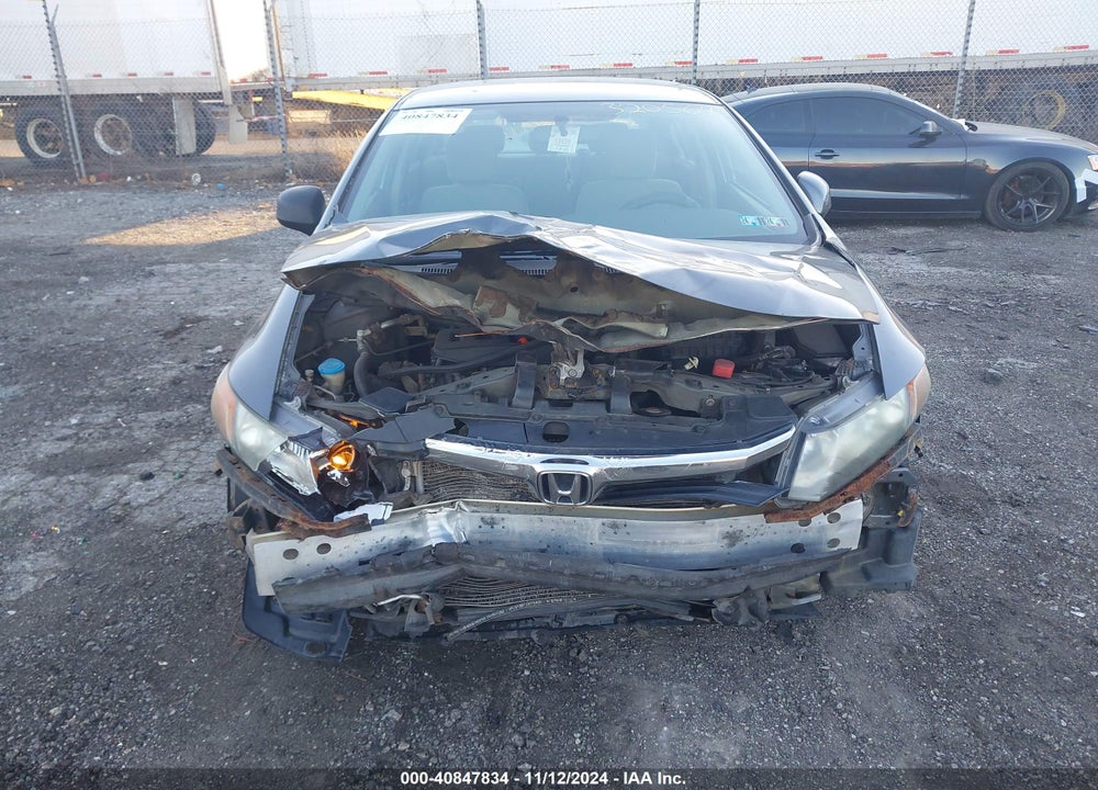 2012 HONDA CIVIC LX VIN: 2HGFB2F55CH320564