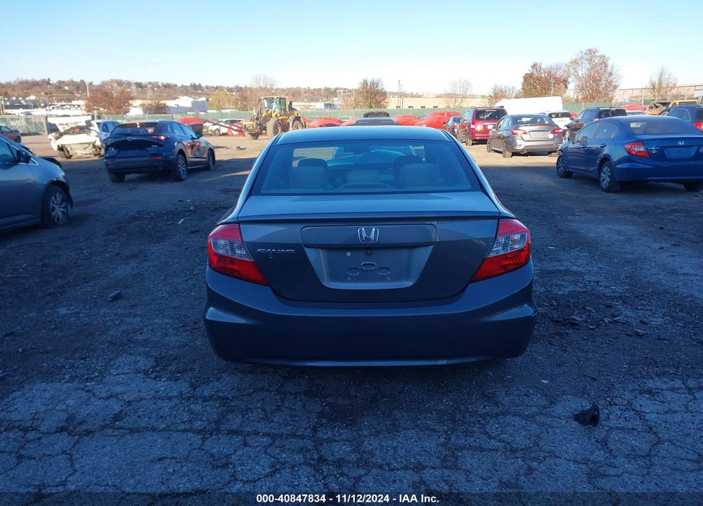 2012 HONDA CIVIC LX VIN: 2HGFB2F55CH320564
