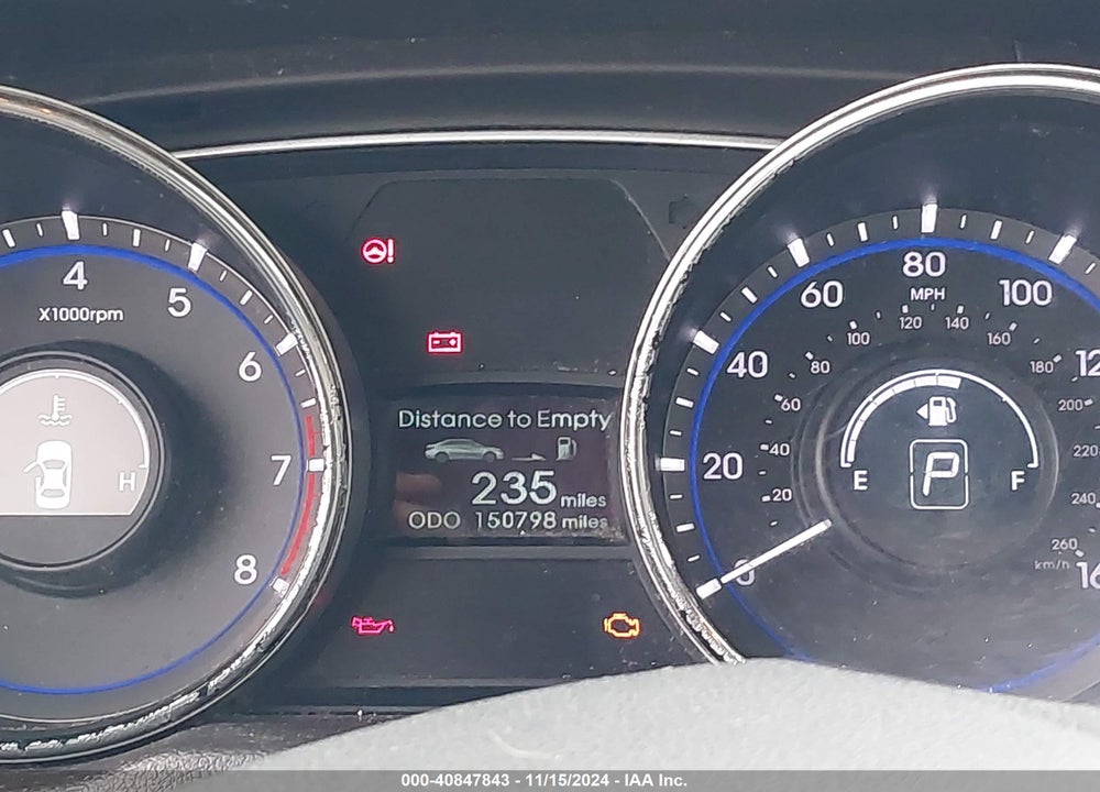 2014 HYUNDAI SONATA GLS VIN: 5NPEB4AC2EH884081