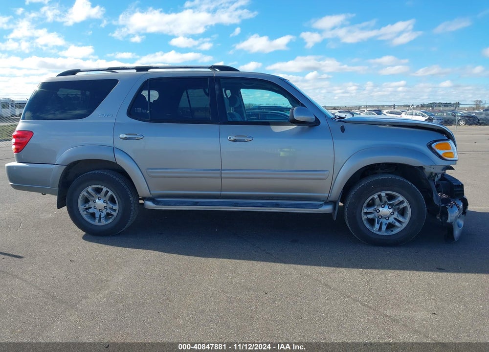 2003 TOYOTA SEQUOIA SR5 V8 VIN: 5TDZT34A63S168326