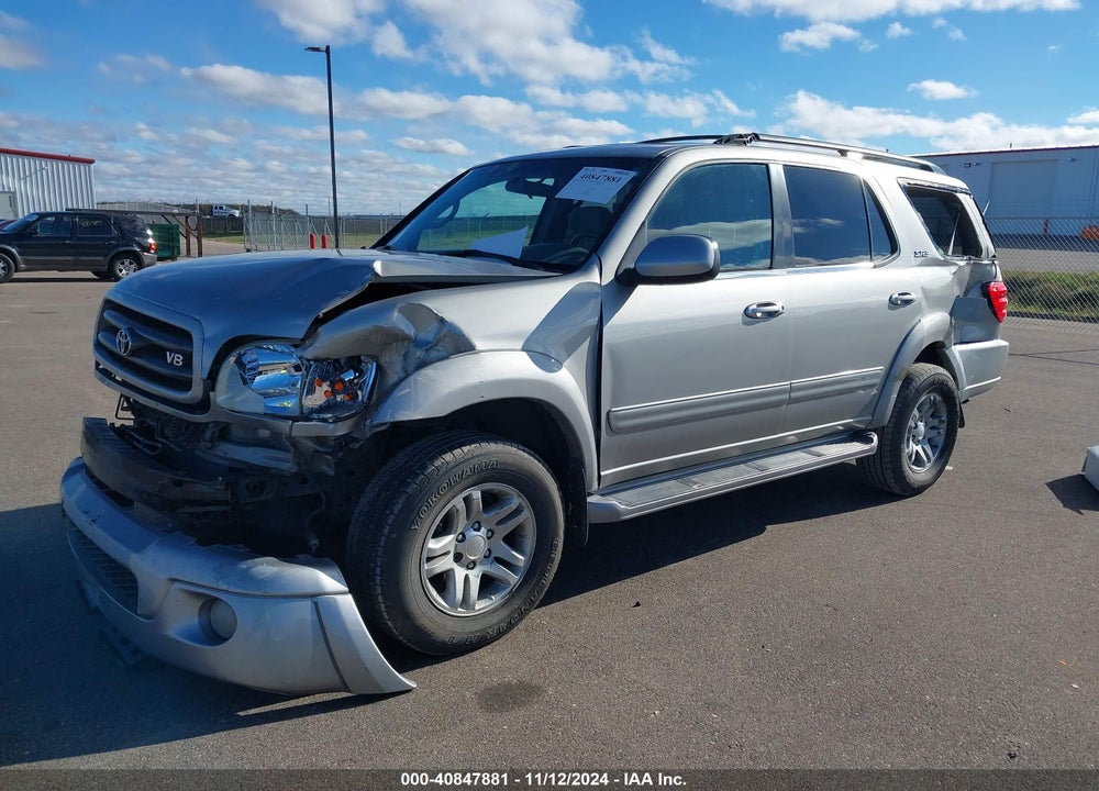 2003 TOYOTA SEQUOIA SR5 V8 VIN: 5TDZT34A63S168326