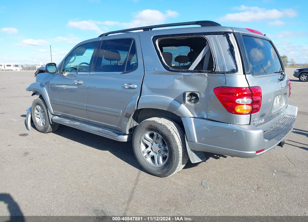 2003 TOYOTA SEQUOIA SR5 V8 VIN: 5TDZT34A63S168326