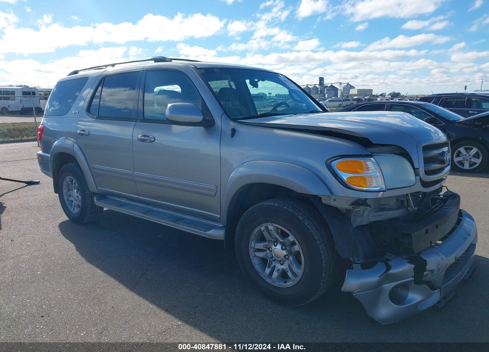 2003 TOYOTA SEQUOIA SR5 V8 VIN: 5TDZT34A63S168326