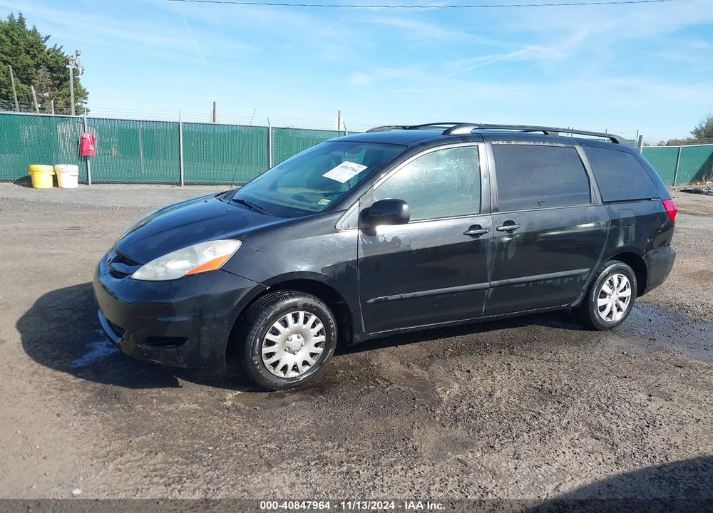2008 TOYOTA SIENNA LE VIN: 5TDZK23C38S207655