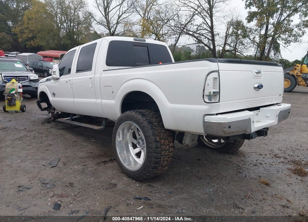 2015 FORD F-250 LARIAT VIN: 1FT7W2BT4FEA31392