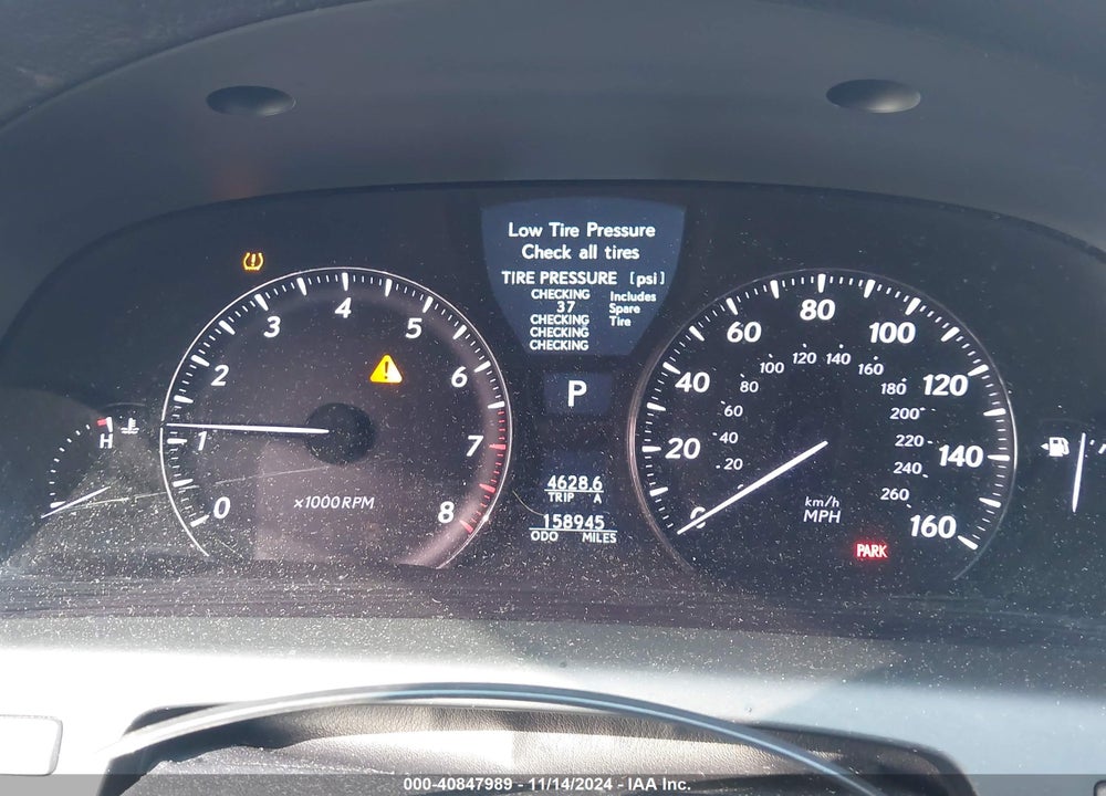 2010 LEXUS LS 460 VIN: JTHBL5EF2A5092158