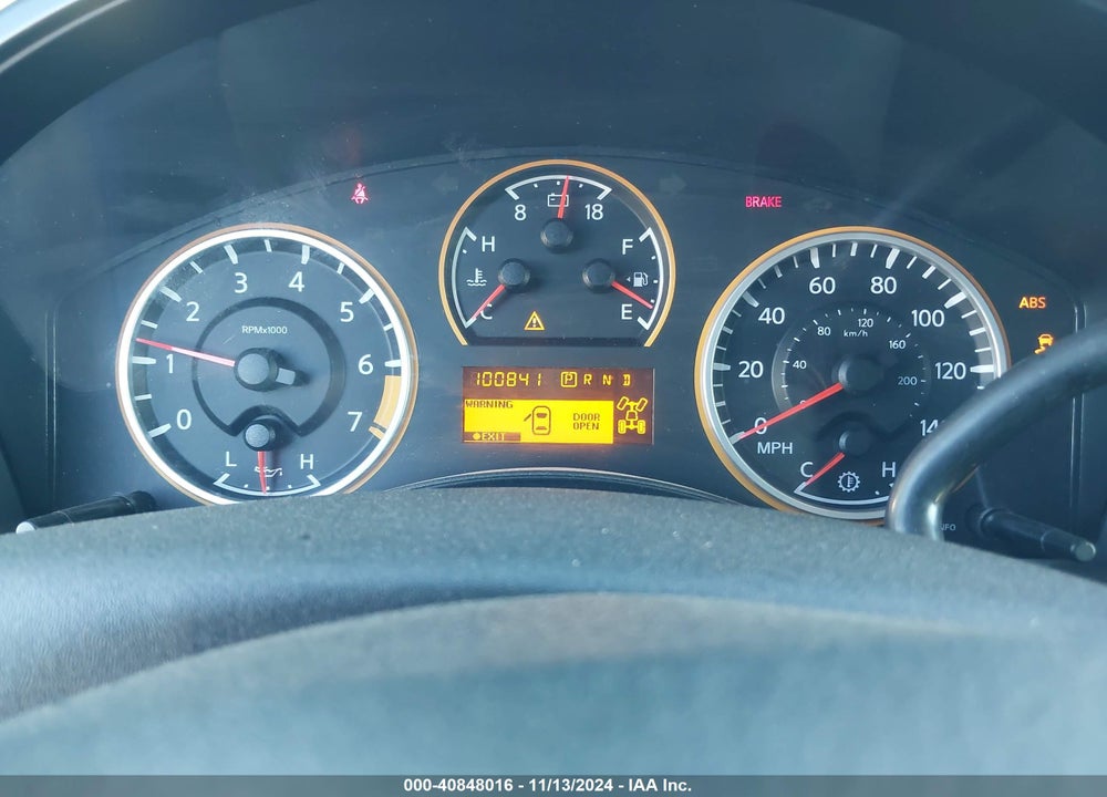 2013 NISSAN TITAN SV VIN: 1N6AA0EJ1DN307606