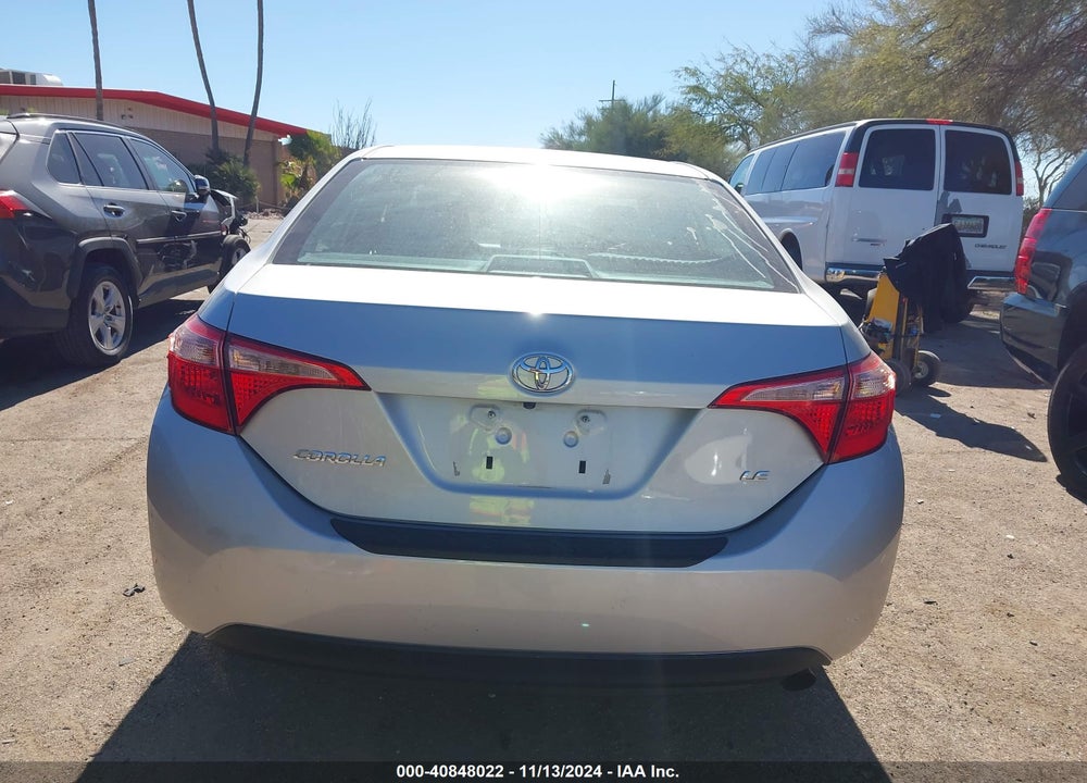 2017 TOYOTA COROLLA LE VIN: 2T1BURHE2HC807865