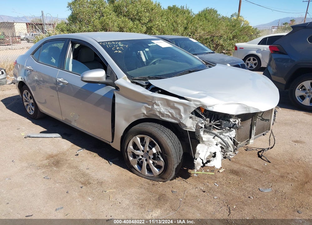2017 TOYOTA COROLLA LE VIN: 2T1BURHE2HC807865