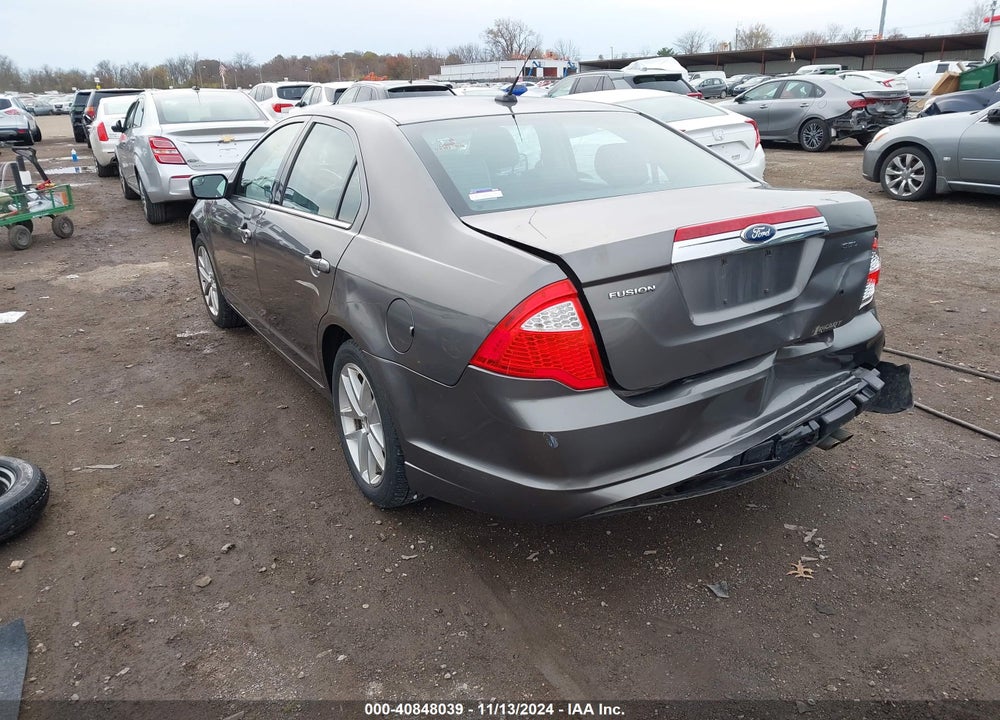 2012 FORD FUSION SEL VIN: 3FAHP0JA2CR105395