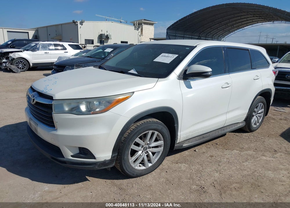 2016 TOYOTA HIGHLANDER LE V6 VIN: 5TDZKRFH2GS177062