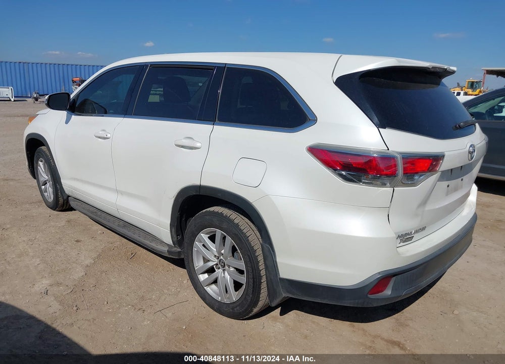 2016 TOYOTA HIGHLANDER LE V6 VIN: 5TDZKRFH2GS177062