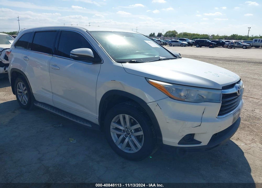 2016 TOYOTA HIGHLANDER LE V6 VIN: 5TDZKRFH2GS177062