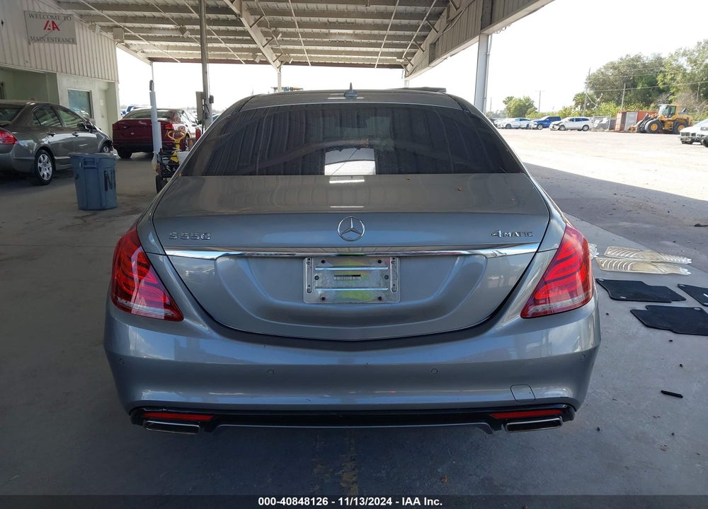 2014 MERCEDES-BENZ S 550 4MATIC VIN: WDDUG8FB8EA033033