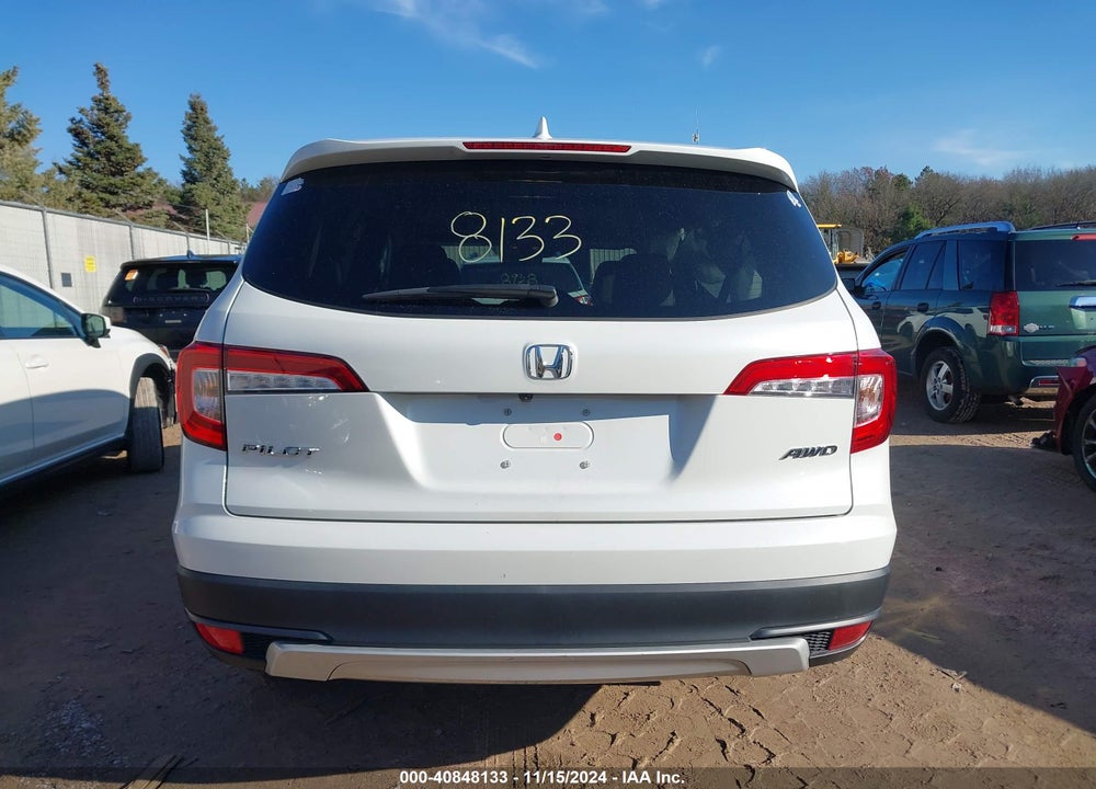 2021 HONDA PILOT AWD EX-L VIN: 5FNYF6H53MB066523