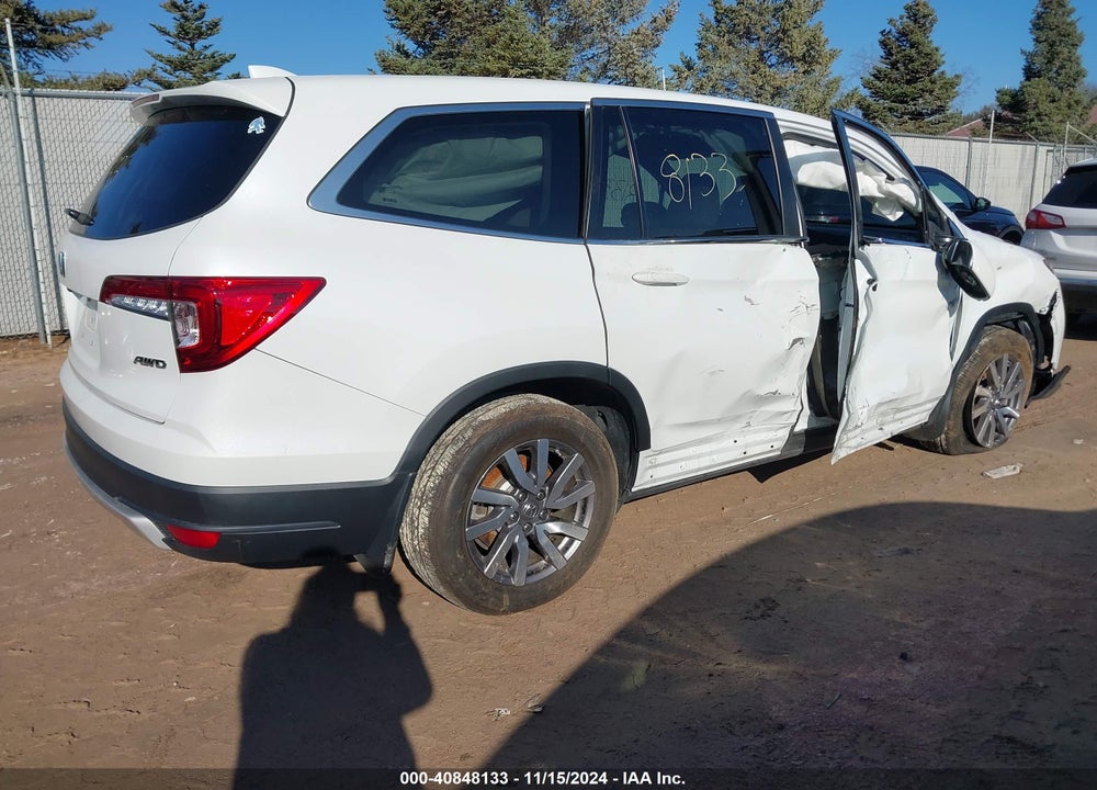 2021 HONDA PILOT AWD EX-L VIN: 5FNYF6H53MB066523