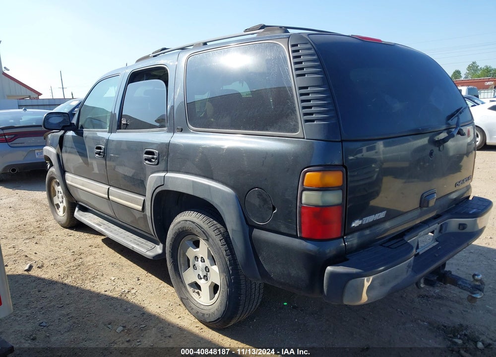 2005 CHEVROLET TAHOE LT VIN: 1GNEC13T95R210583