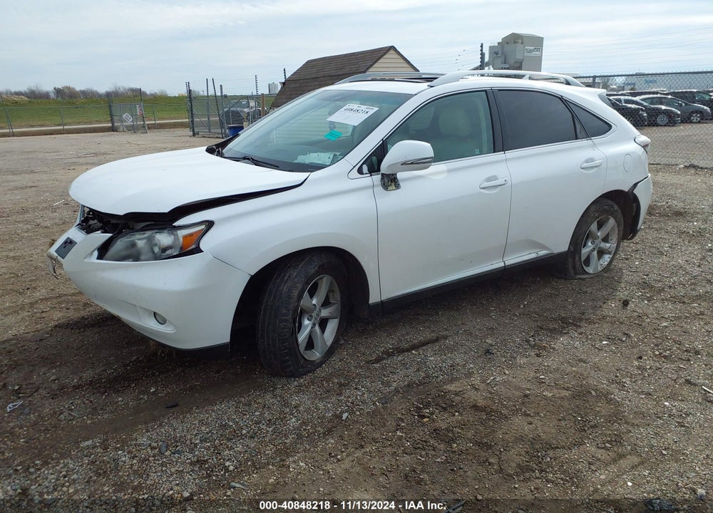 2010 LEXUS RX 350 VIN: 2T2BK1BA6AC071205