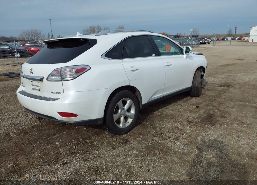 2010 LEXUS RX 350 VIN: 2T2BK1BA6AC071205